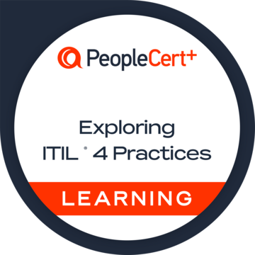 Exploring ITIL 4 Practices Badge